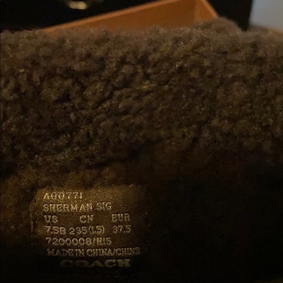 Coach Brown Signature Boot - Picture 5 of 5